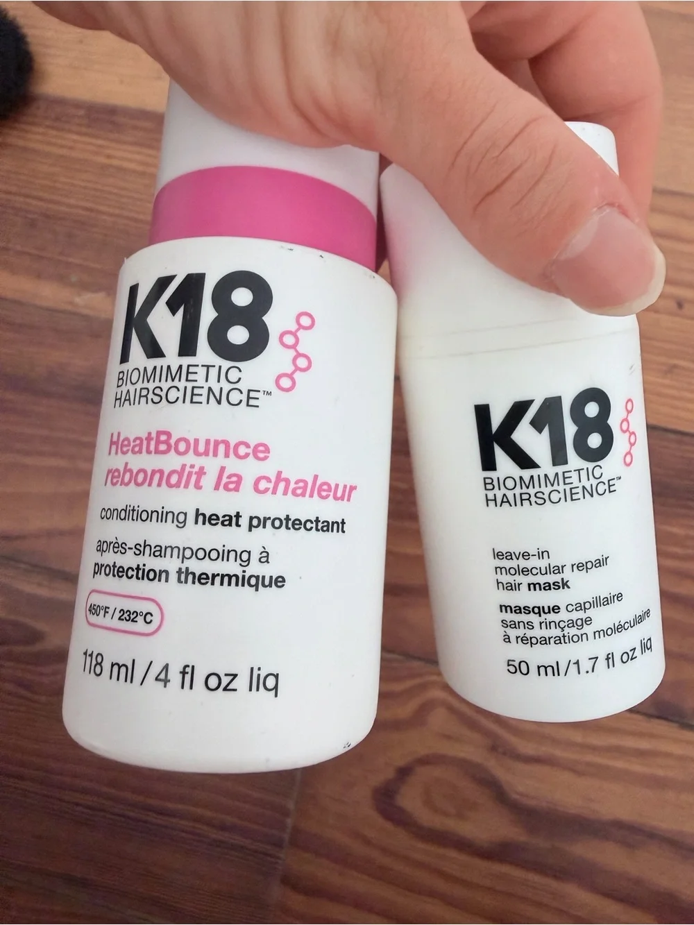 K18 Hair Repair + Heat Protectant Bundle